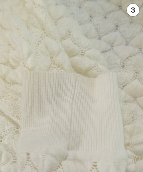 MACPHEE（マカフィー）ニット・セーター 白 サイズ:S レディース/2200665570049