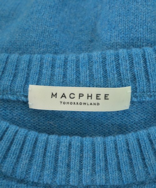 MACPHEE（マカフィー）ニット・セーター 青 サイズ:S レディース/2200663339099
