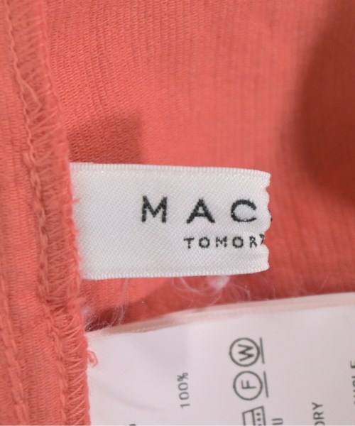 MACPHEE（マカフィー）ブラウス 赤 サイズ:36(M位) レディース/2200662848011