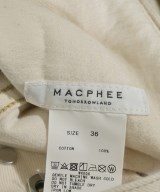 MACPHEE（マカフィー）オールインワン/サロペット 白 サイズ:36(M位) レディース/2200662848028