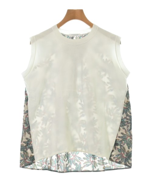 MACPHEE(マカフィー)ノースリーブ 白 サイズ:S/2200662848059