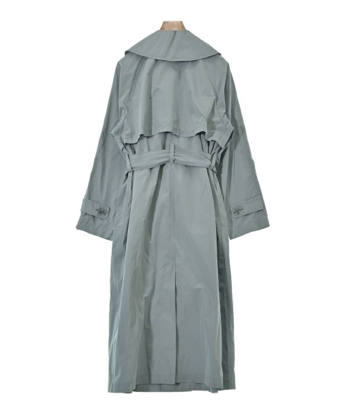 MACPHEE（マカフィー）トレンチコート 青 サイズ:36(M位) レディース/2200662848103