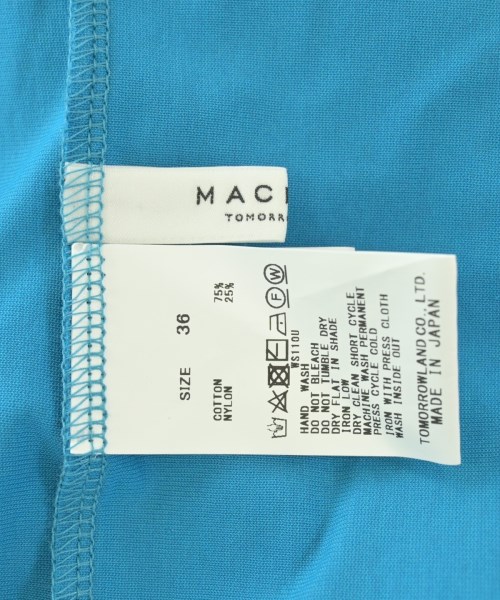 MACPHEE（マカフィー）シャツワンピース 青 サイズ:36(M位) レディース/2200663663033