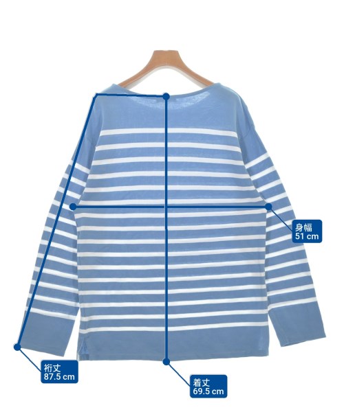 MACPHEE（マカフィー）Tシャツ・カットソー 青 サイズ:S レディース/2200666281074