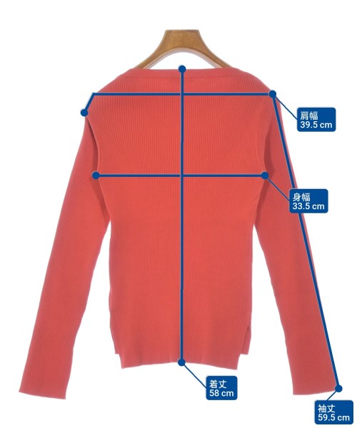 MACPHEE（マカフィー）ニット・セーター 赤 サイズ:S レディース/2200663687053