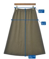 MACPHEE（マカフィー）ロング・マキシ丈スカート 茶 サイズ:36(M位) レディース/2200664217075