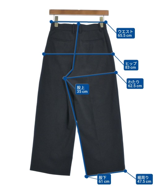 MACPHEE（マカフィー）スラックス 紺 サイズ:34(S位) レディース/2200667701076