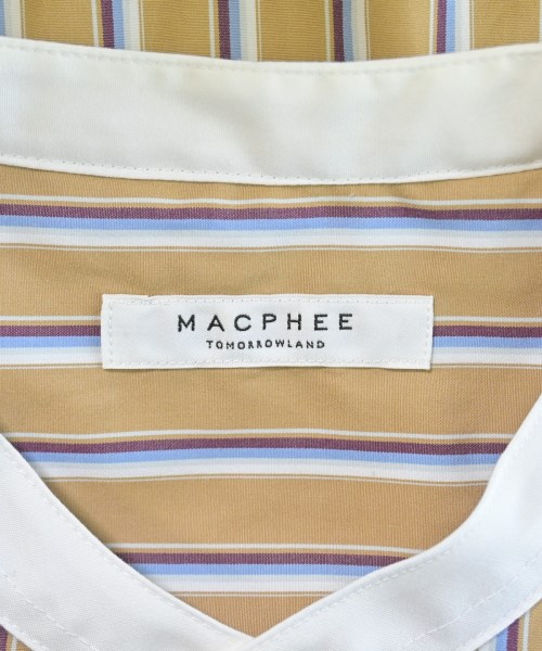 MACPHEE（マカフィー）カジュアルシャツ ベージュ サイズ:36(M位) レディース/2200665175091
