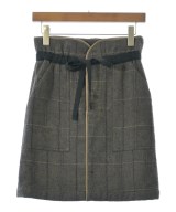 MACPHEE（マカフィー）ひざ丈スカート 茶 サイズ:34(S位) レディース/2200664540036