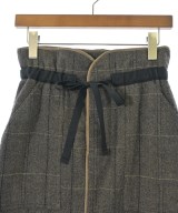 MACPHEE（マカフィー）ひざ丈スカート 茶 サイズ:34(S位) レディース/2200664540036