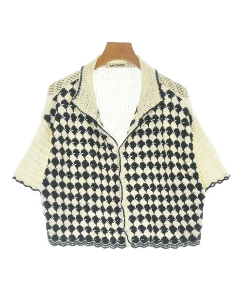 MACPHEE(マカフィー)カーディガン 白 サイズ:S/2200669358087