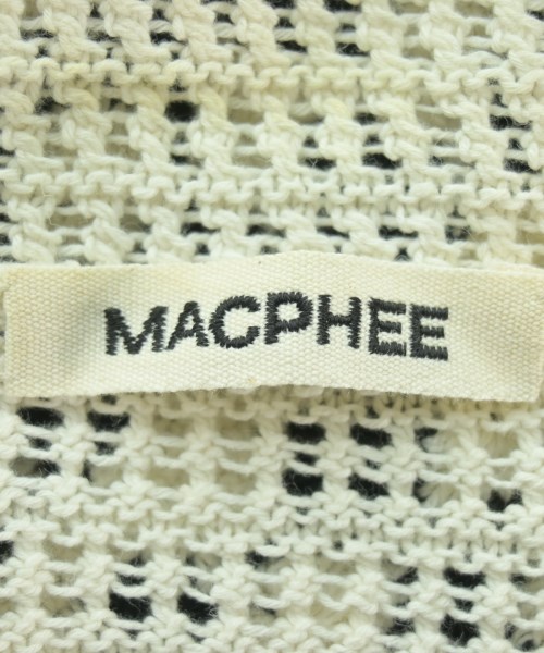 MACPHEE（マカフィー）カーディガン 白 サイズ:S レディース/2200669358087