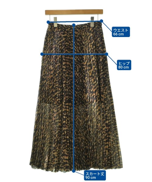 MACPHEE（マカフィー）ロング・マキシ丈スカート 茶 サイズ:36(M位) レディース/2200665398131