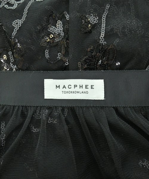 MACPHEE（マカフィー）ロング・マキシ丈スカート 黒 サイズ:F レディース/2200667217133