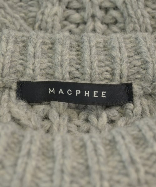 MACPHEE（マカフィー）ニット・セーター グレー サイズ:S レディース/2200669573060