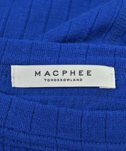 MACPHEE（マカフィー）ニット・セーター 青 サイズ:S レディース/2200666468307