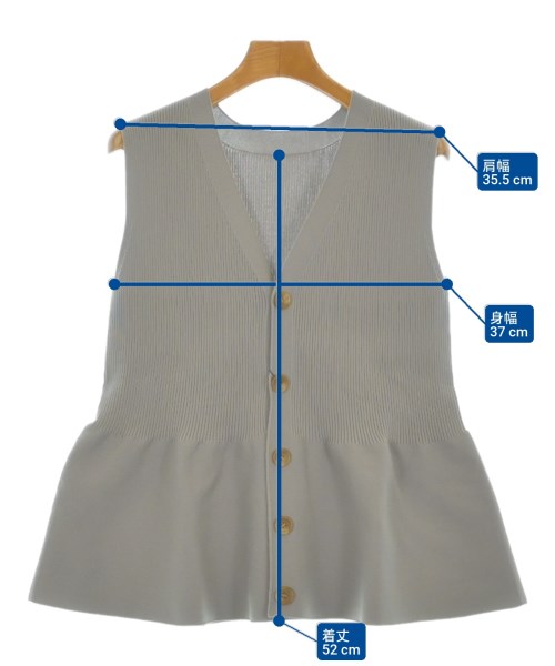 MACPHEE（マカフィー）ニット・セーター グレー サイズ:S レディース/2200665858017