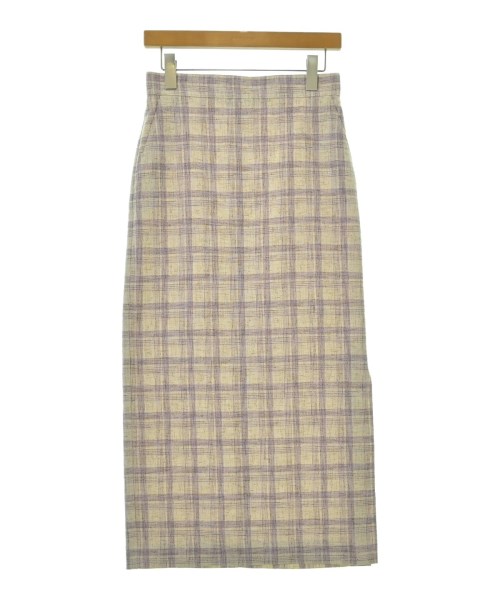 MACPHEE(マカフィー)ロング・マキシ丈スカート 紫 サイズ:36(M位)/2200666165022