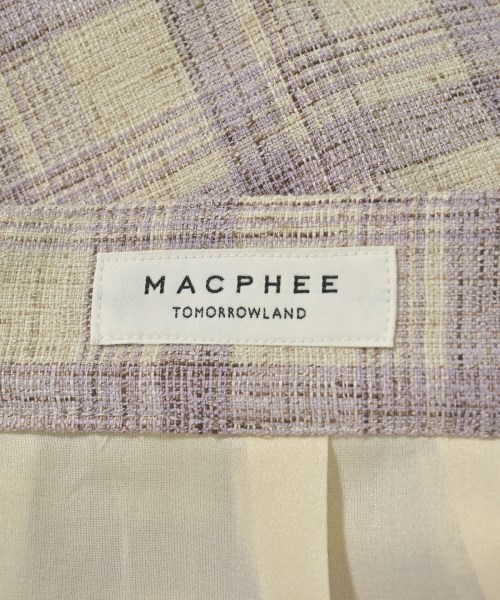 MACPHEE（マカフィー）ロング・マキシ丈スカート 紫 サイズ:36(M位) レディース/2200666165022