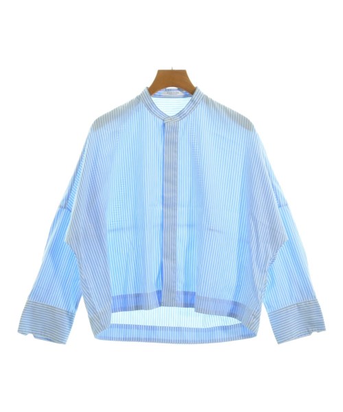 MACPHEE(マカフィー)ブラウス 青 サイズ:36(M位)/2200667817135