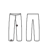 MACPHEE（マカフィー）スラックス 白 サイズ:32(XS位) レディース/2200670465071