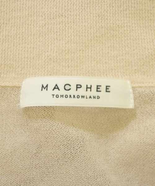 MACPHEE（マカフィー）ニット・セーター ベージュ サイズ:S レディース/2200670868032