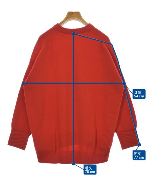 MACPHEE（マカフィー）ニット・セーター 赤 サイズ:M レディース/2200666507013