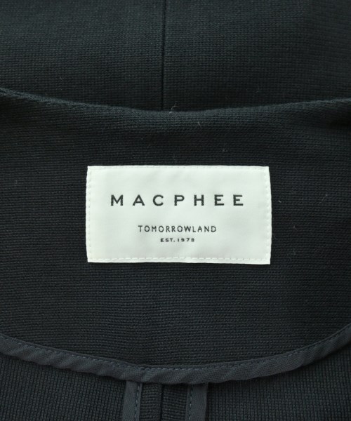 MACPHEE（マカフィー）ジャケット 黒 サイズ:36(M位) レディース/2200668174060