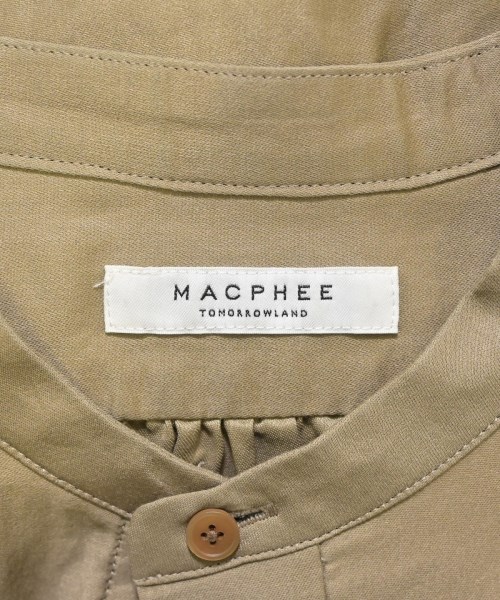 MACPHEE（マカフィー）カジュアルシャツ 茶 サイズ:36(M位) レディース/2200666115058