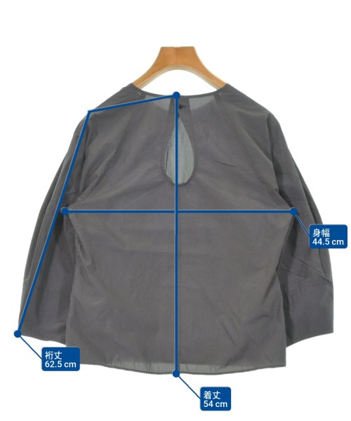 MACPHEE（マカフィー）ブラウス グレー サイズ:36(M位) レディース/2200672071621