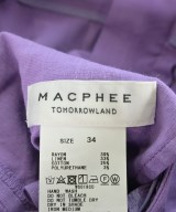 MACPHEE（マカフィー）スラックス 紫 サイズ:34(S位) レディース/2200729397032