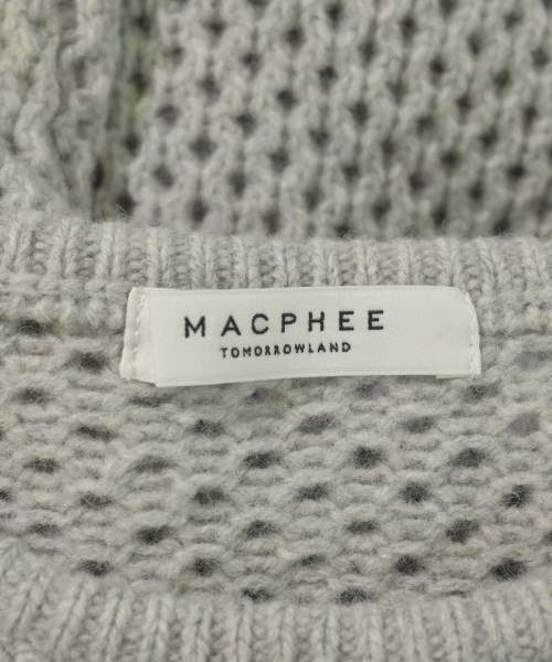 MACPHEE（マカフィー）ニット・セーター グレー サイズ:S レディース/2200729669054
