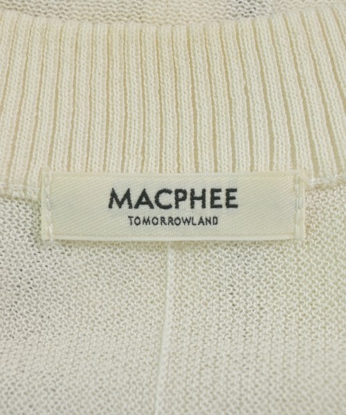 MACPHEE（マカフィー）カーディガン 白 サイズ:S レディース/2200729686020