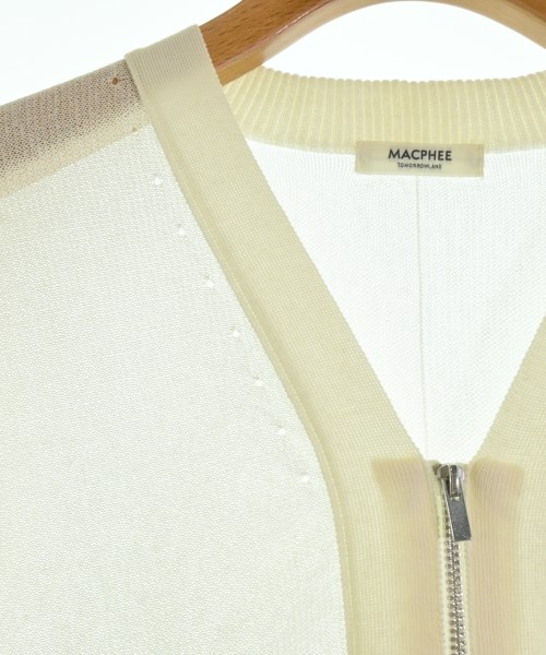 MACPHEE（マカフィー）カーディガン 白 サイズ:S レディース/2200729686020