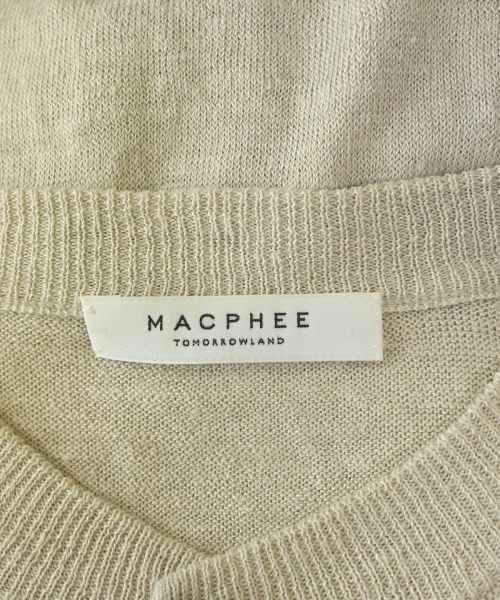 MACPHEE（マカフィー）カーディガン ベージュ サイズ:S レディース/2200724009015