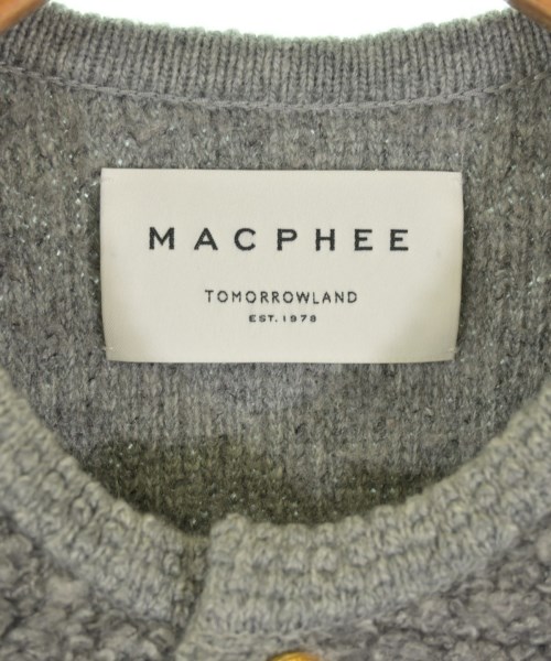 MACPHEE（マカフィー）カーディガン グレー サイズ:S レディース/2200725564025