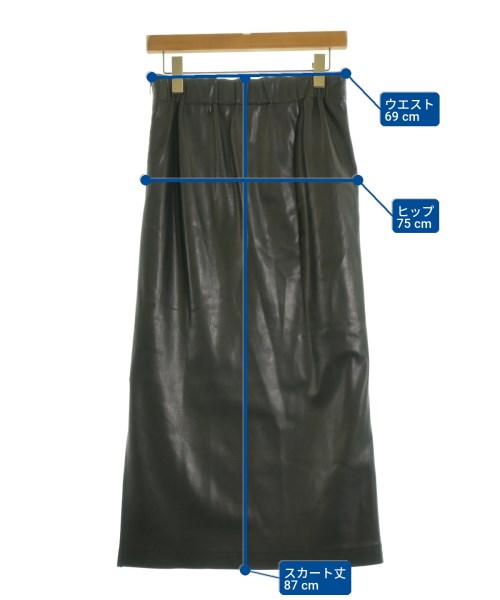 MACPHEE（マカフィー）ロング・マキシ丈スカート 黒 サイズ:36(M位) レディース/2200725564100