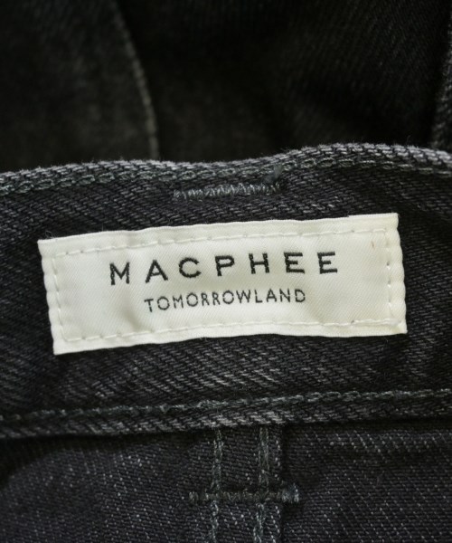 MACPHEE（マカフィー）デニムパンツ 黒 サイズ:36(M位) レディース/2200728556195