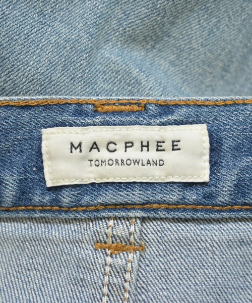 MACPHEE（マカフィー）デニムパンツ 青 サイズ:36(M位) レディース/2200729784214