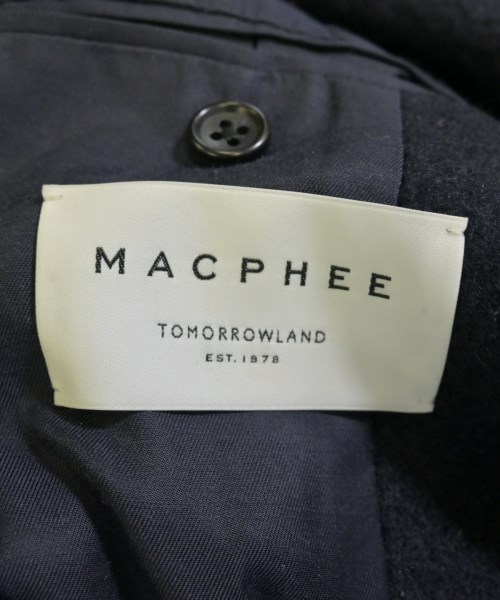 MACPHEE（マカフィー）チェスターコート 紺 サイズ:36(M位) レディース/2200731147014