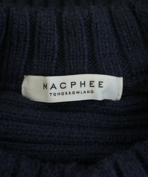 MACPHEE（マカフィー）ニット・セーター 紺 サイズ:S レディース/2200725019051