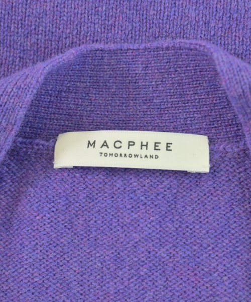 MACPHEE（マカフィー）カーディガン 紫 サイズ:S レディース/2200725376079