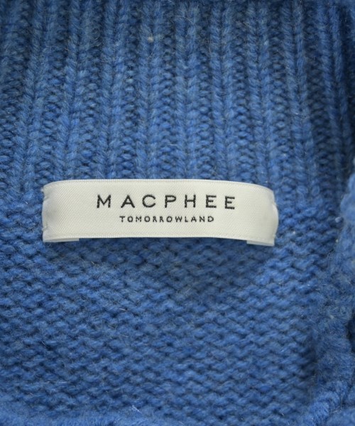 MACPHEE（マカフィー）ニット・セーター 青 サイズ:S レディース/2200728647022