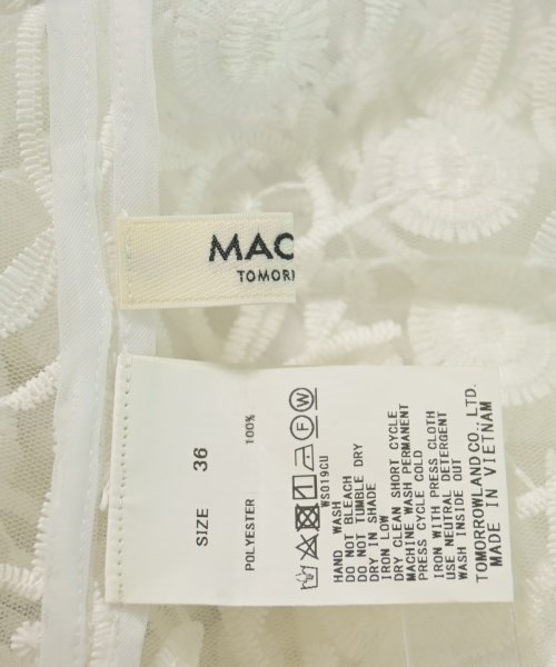 MACPHEE（マカフィー）カジュアルシャツ 白 サイズ:36(M位) レディース/2200731984114