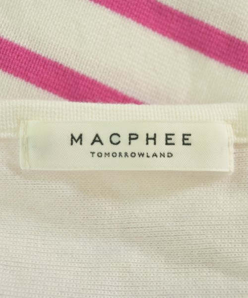 MACPHEE（マカフィー）Tシャツ・カットソー 白 サイズ:M レディース/2200726957031