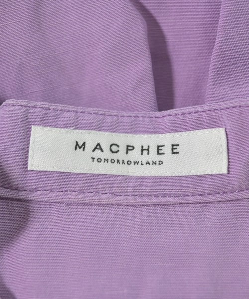 MACPHEE（マカフィー）ブラウス 紫 サイズ:36(M位) レディース/2200722665107