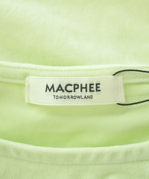 MACPHEE（マカフィー）Tシャツ・カットソー 緑 サイズ:S レディース/2200725448066