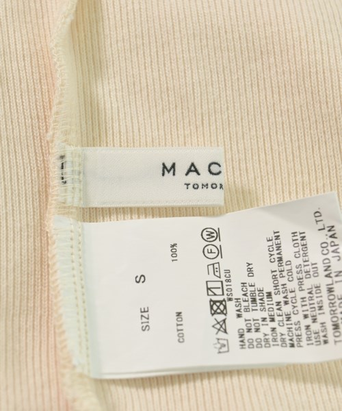 MACPHEE（マカフィー）タンクトップ 白 サイズ:S レディース/2200730322245