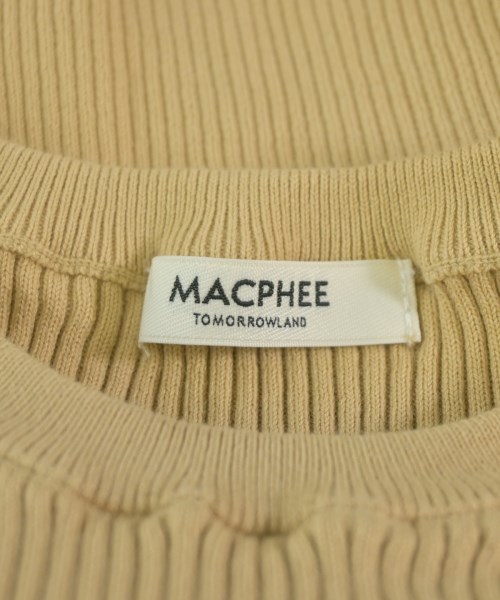MACPHEE（マカフィー）ニット・セーター ベージュ サイズ:S レディース/2200734784032