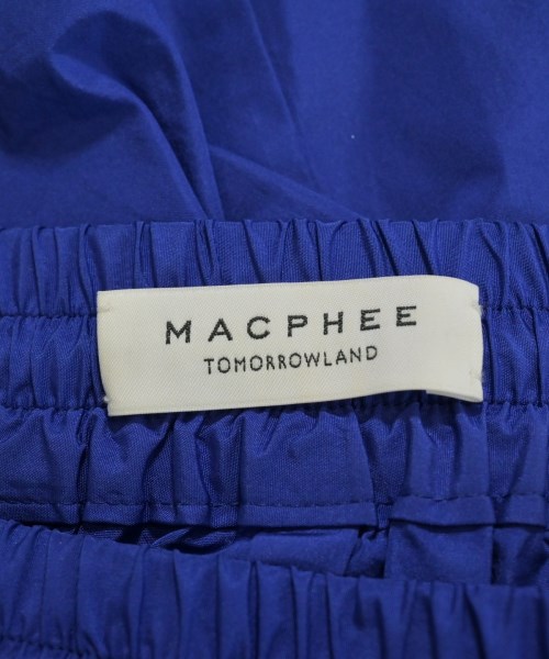 MACPHEE（マカフィー）ロング・マキシ丈スカート 青 サイズ:34(S位) レディース/2200735928039